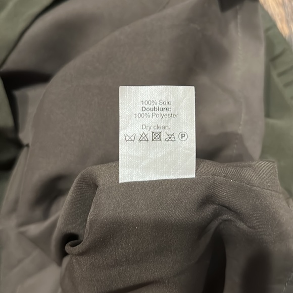 Olive green Madewell skirt with elastic waistband. - Picture 4 of 4